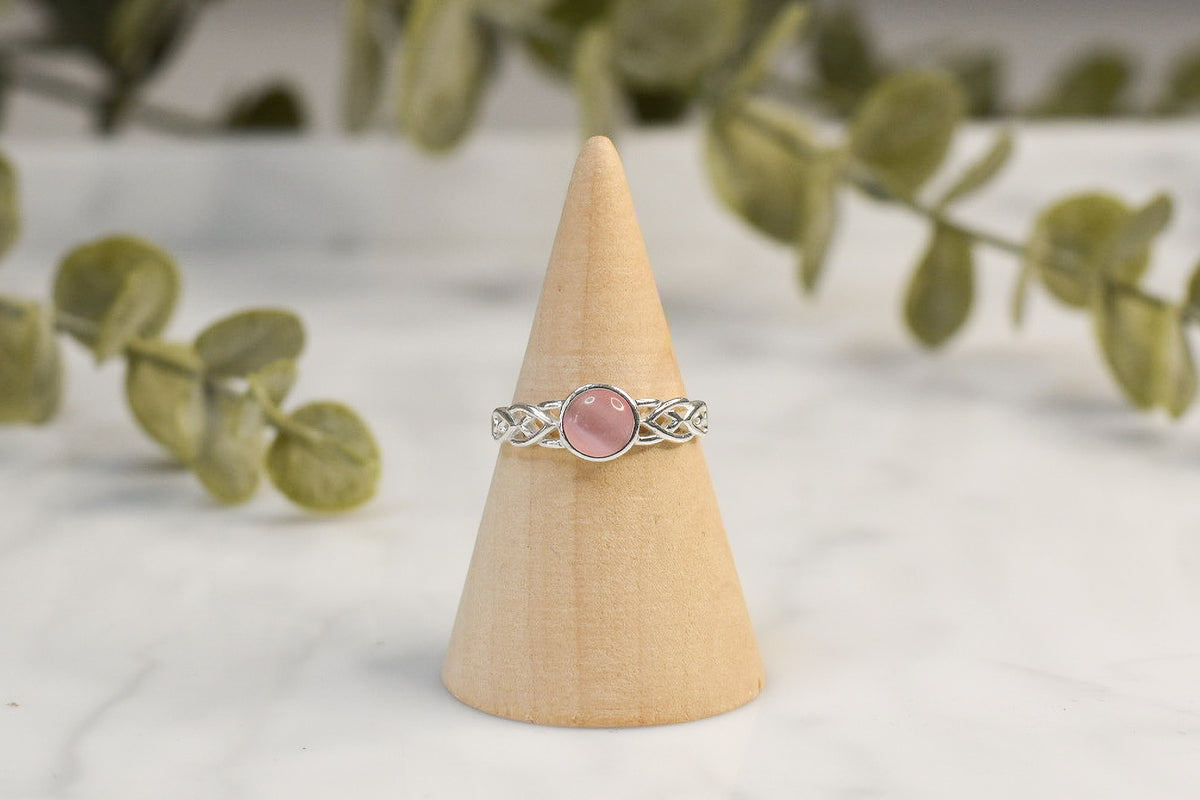 Pink Celtic Ring
