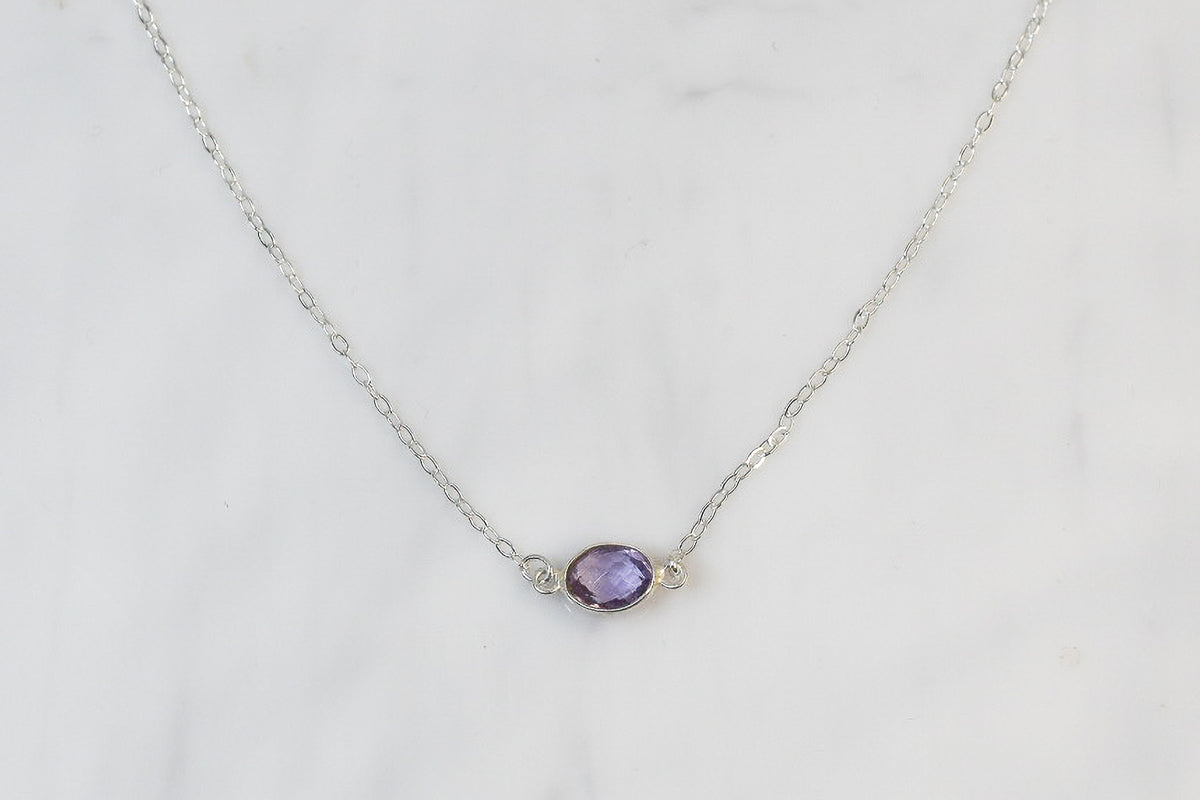 Amethyst Gemstone Necklace