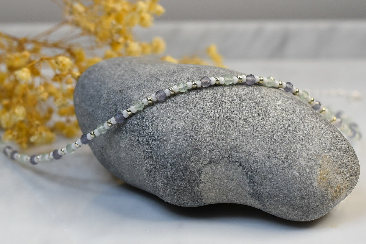 Spring Fling Faceted Gemstone Necklace