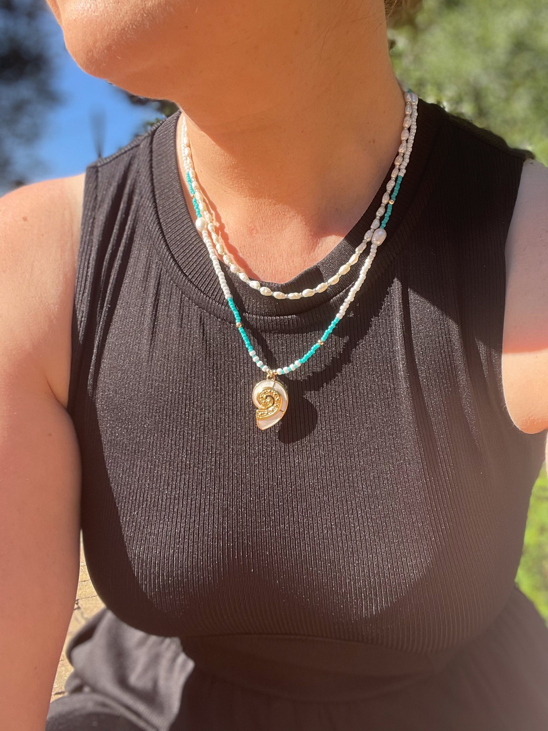 Ocean Pearl Necklace