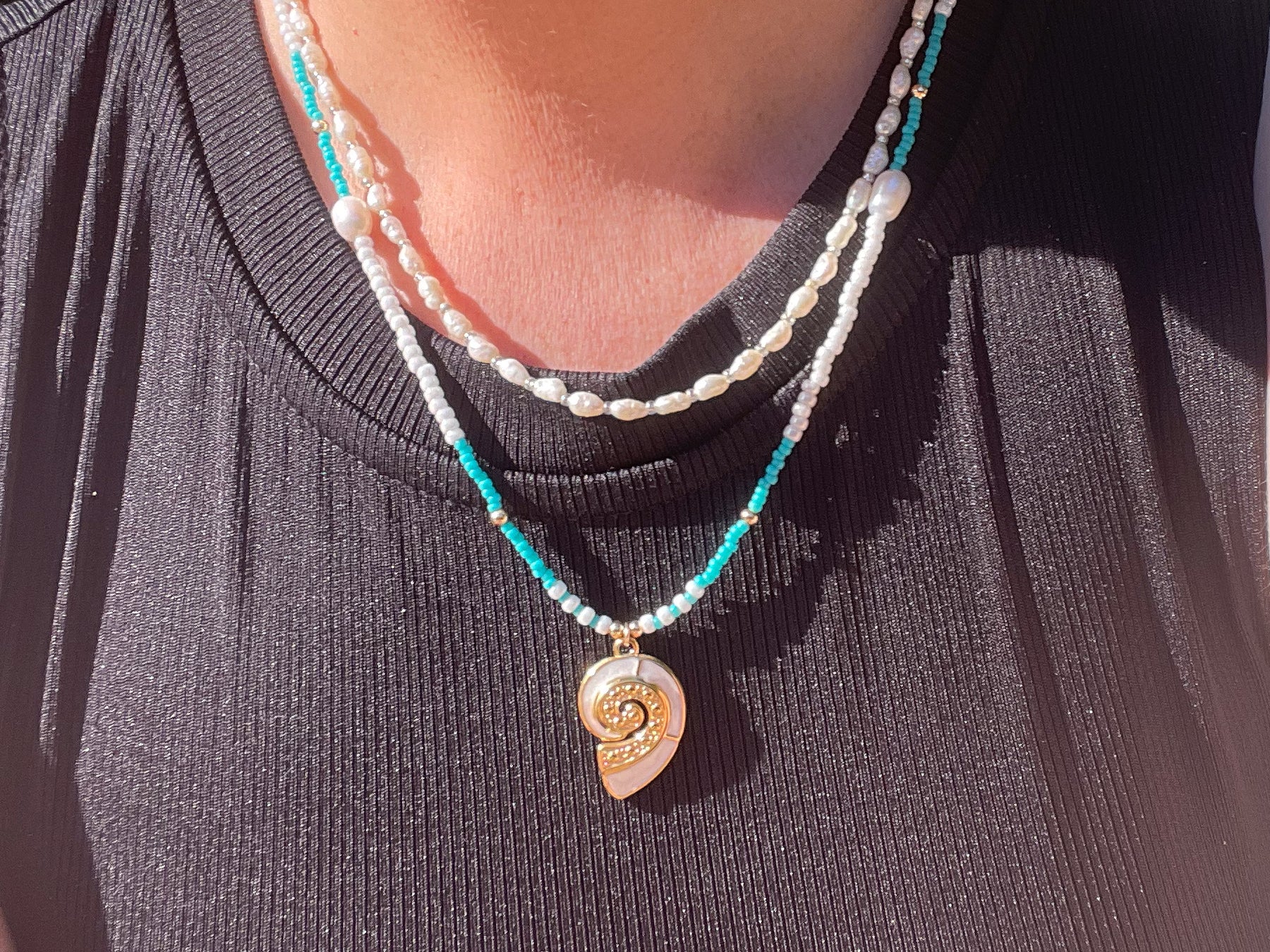 Ocean Pearl Necklace