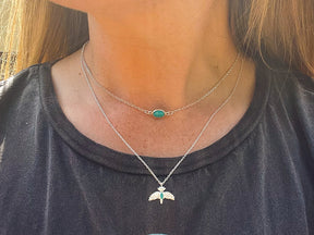 Turquoise Bird Necklace