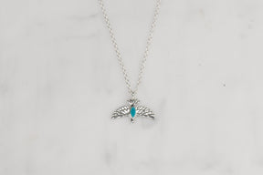 Turquoise Bird Necklace