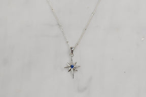 Sterling silver norther star necklace