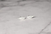 Sterling Silver Angel Wing Stud Earrings