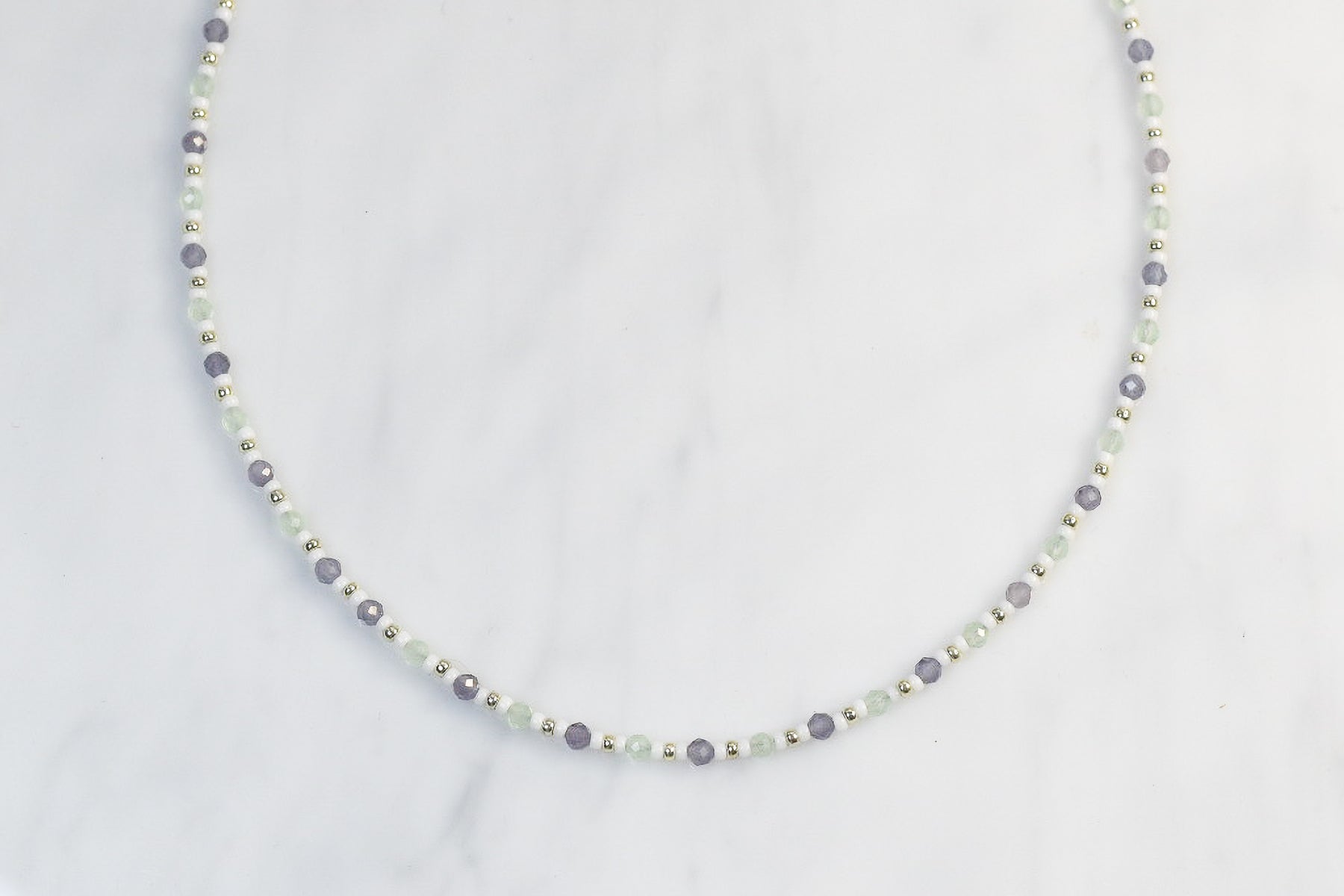 Spring Fling Faceted Gemstone Necklace