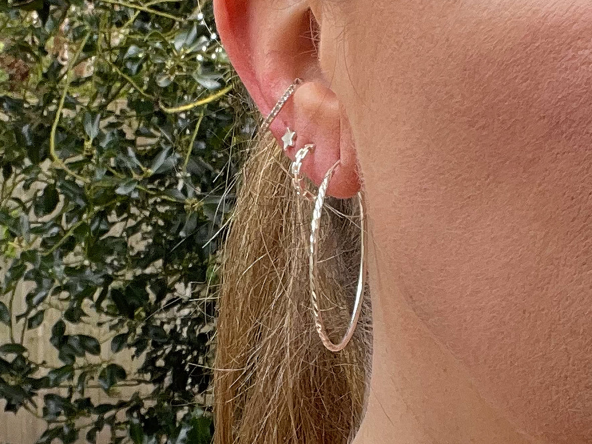 Sterling Silver Hoop Earrings