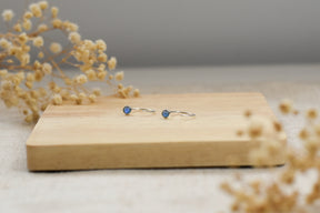 Blue Stud Ear Hook