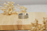 Adjustable Crackle Ring