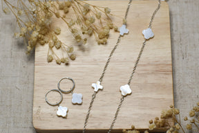 Mother of Pearl Charm Necklace