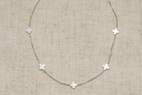 Mother of Pearl Charm Necklace