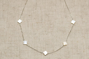 Mother of Pearl Charm Necklace