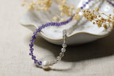 Agate and Amethyst Freshwater Pearl Necklace