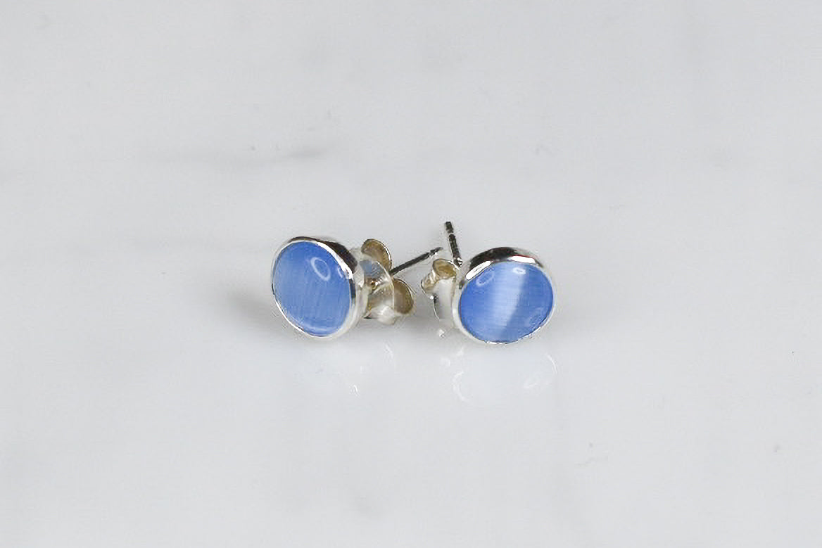 Blue Stud Earrings